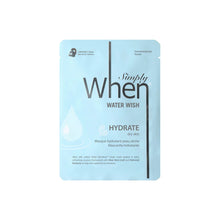 Load image into Gallery viewer, &quot;Simply When&quot; Water Wish Hydrate Ultra-Soft Cotton Linter Bemliese Sheet Mask
